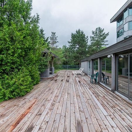 Condo Avec Parc Aquatique ! Beaupre Bagian luar foto